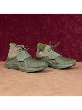 Puma X Fenty Rihanna Women Trainer Hi Cypress Green Sneaker sz 9